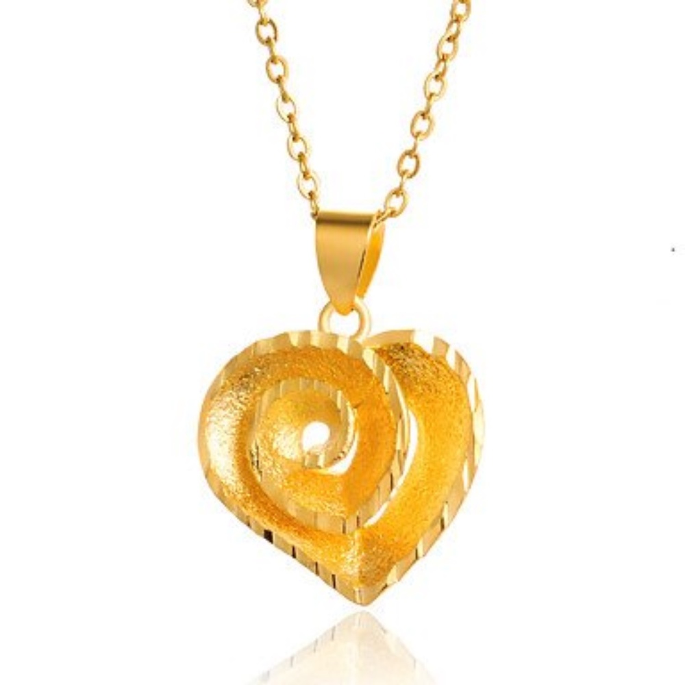 18K Gold Plated Heart Necklace